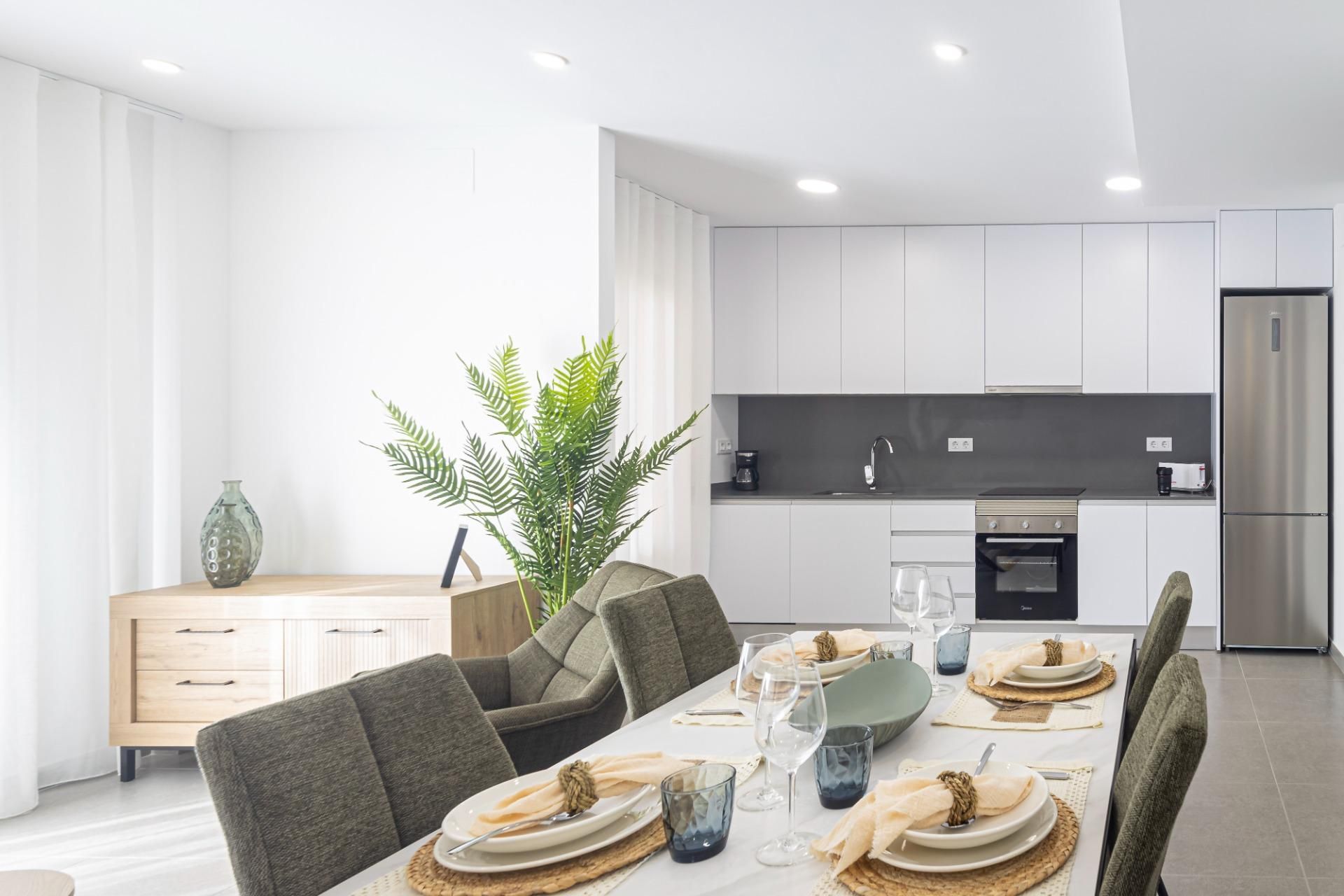 Kitchen of Apartment for sale in Cartagena  with Air Conditioner, Terrace and Balcony