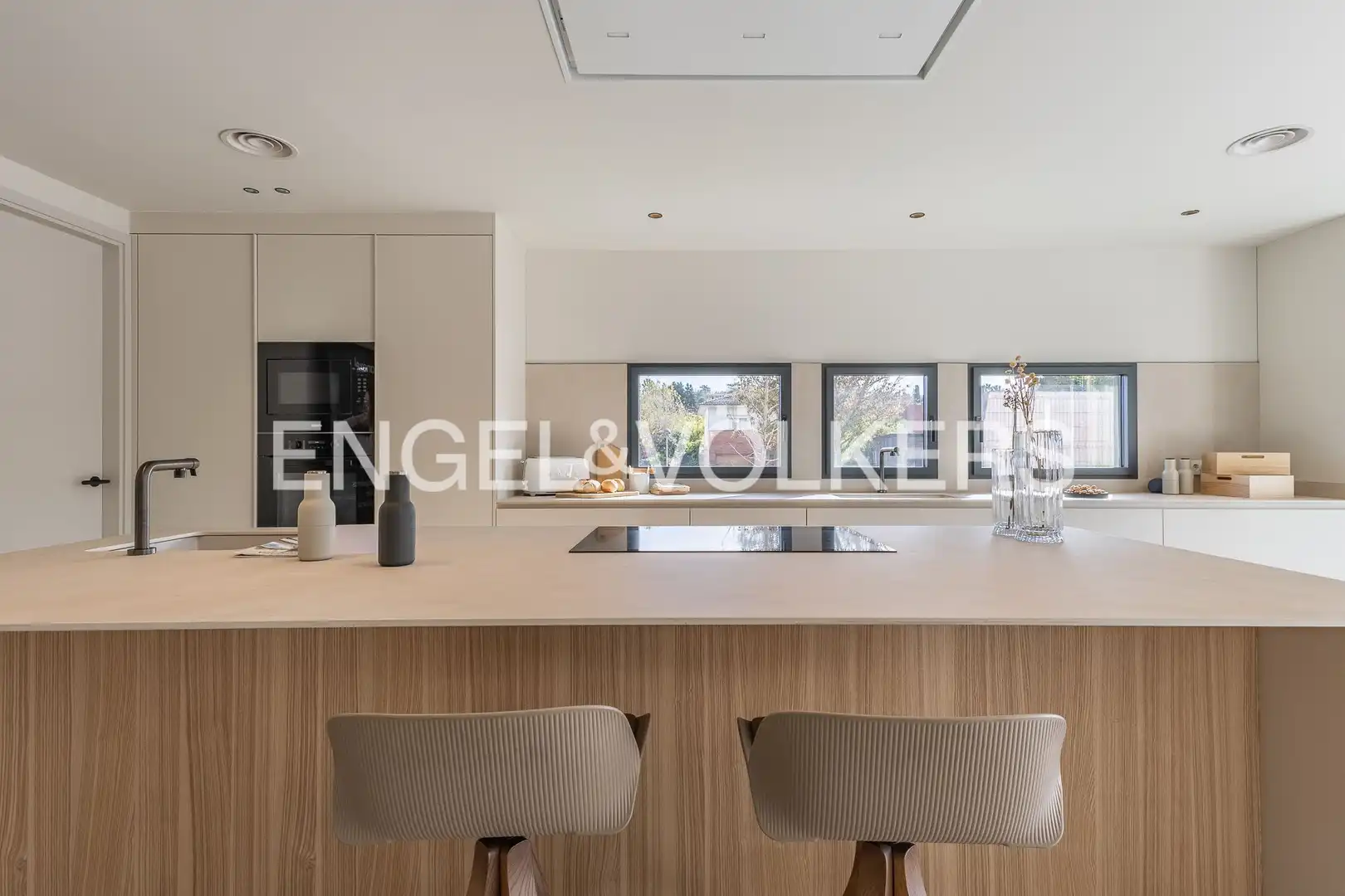 Kitchen of Houses for sale in Sant Cugat del Vallès  with Air Conditioner, Heating and Private garden