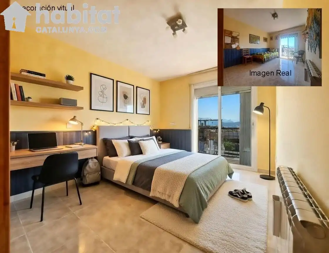 Habitación de Casa adosada en venta en Martorell con Aire acondicionado, Calefacción y Jardín privado