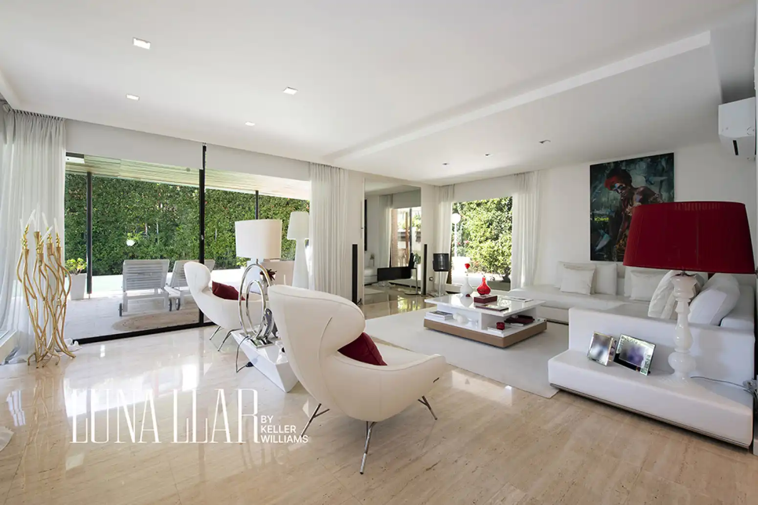 Living room of Houses for sale in Castelldefels  with Swimming Pool