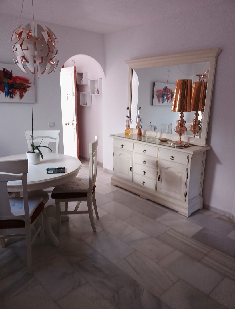 Dining room of Duplex for sale in Mijas  with Private garden, Furnished and Community pool