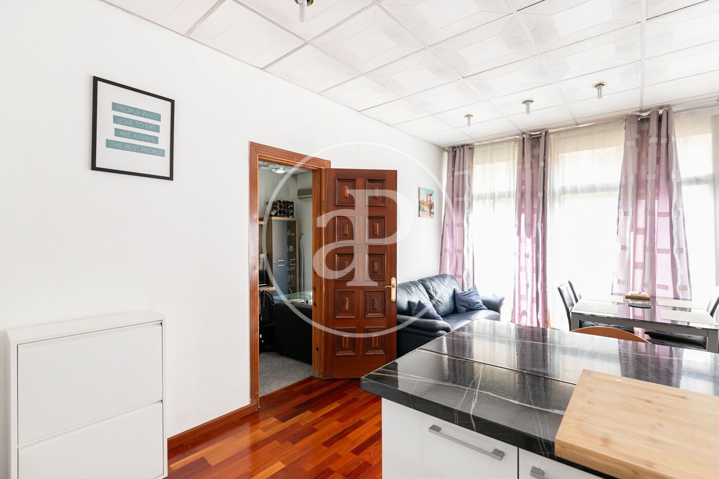 Exterior view of Flat for sale in  Barcelona Capital  with Air Conditioner, Heating and Storage room