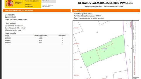 Foto 4 de Casa adosada en venta en Calle Colomas, 1, Tarazona, Zaragoza