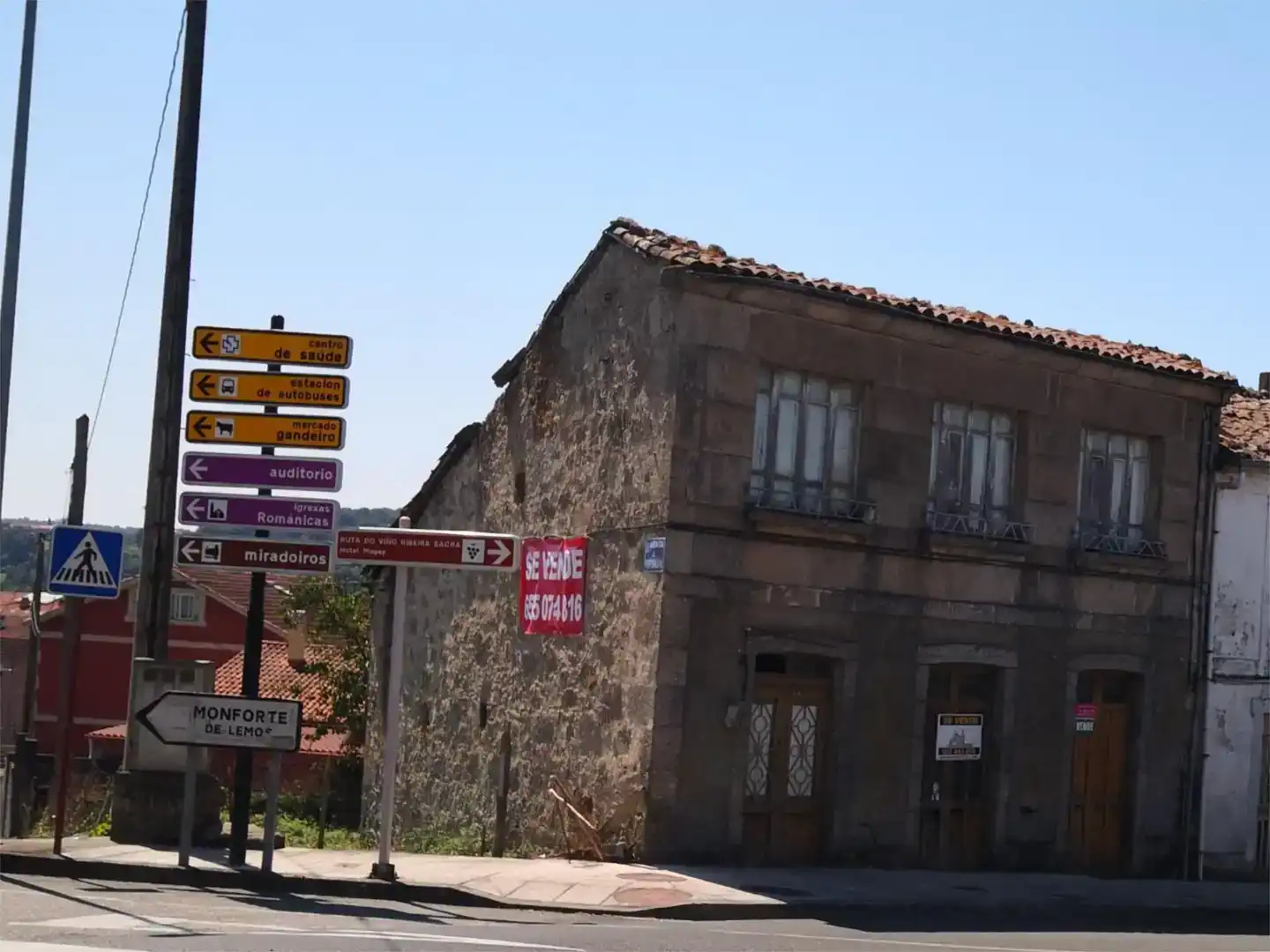 Casa adosada en venta en Chantada con Jardín privado