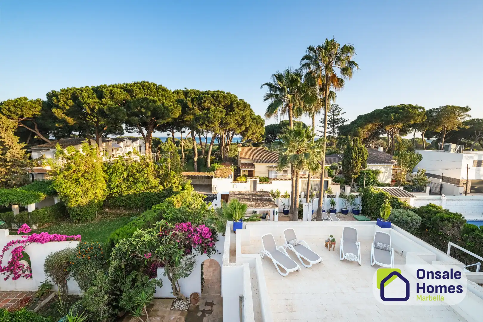 Jardín de Casa o chalet en venta en Marbella con Aire acondicionado, Jardín privado y Terraza