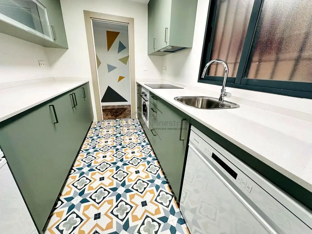Kitchen of Flat for rent in Benidorm  with Terrace, Furnished and Community pool