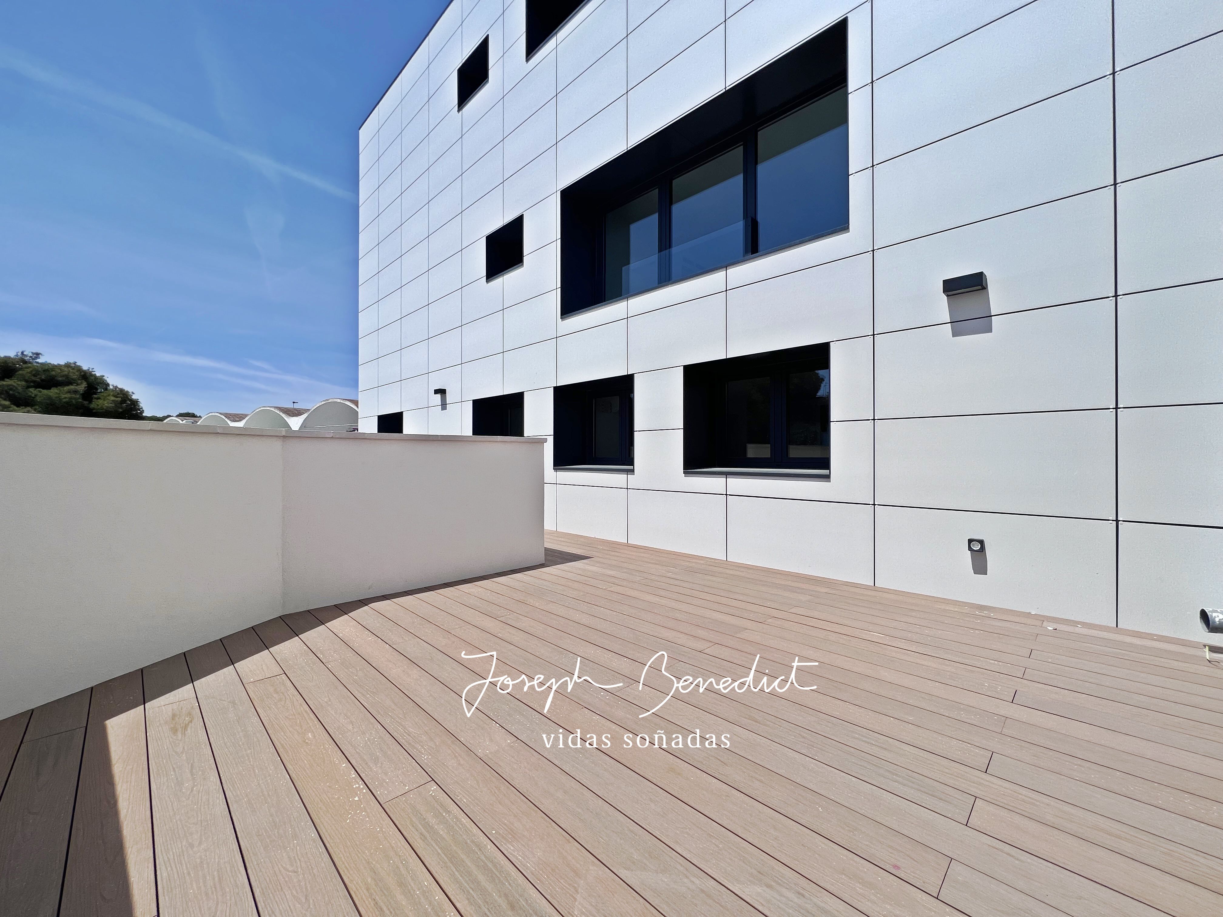 Terrace of Flat for sale in Gavà  with Air Conditioner, Heating and Parquet flooring