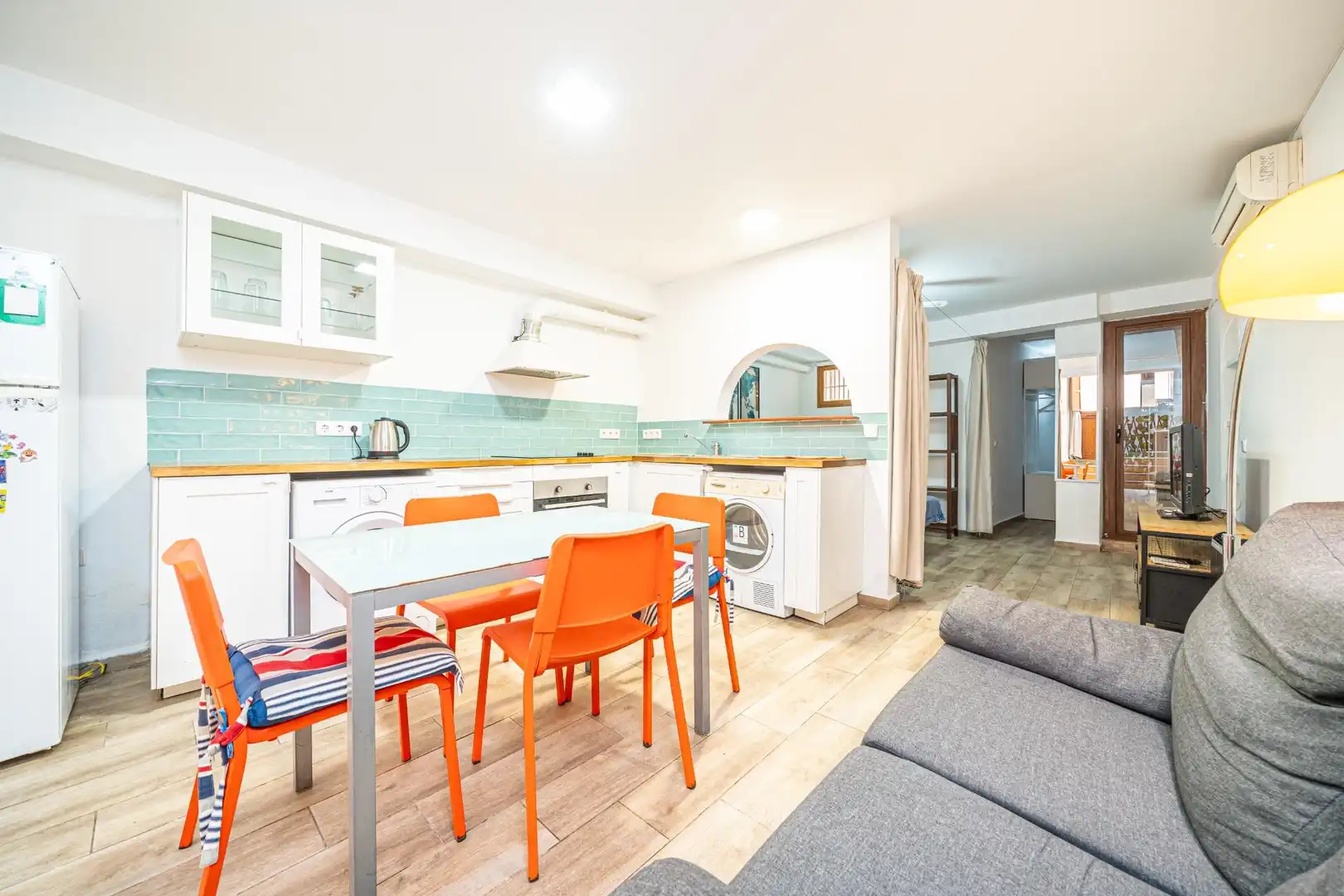 Küche von Loft zum Verkauf in  Palma de Mallorca mit Heizung und Möbliert