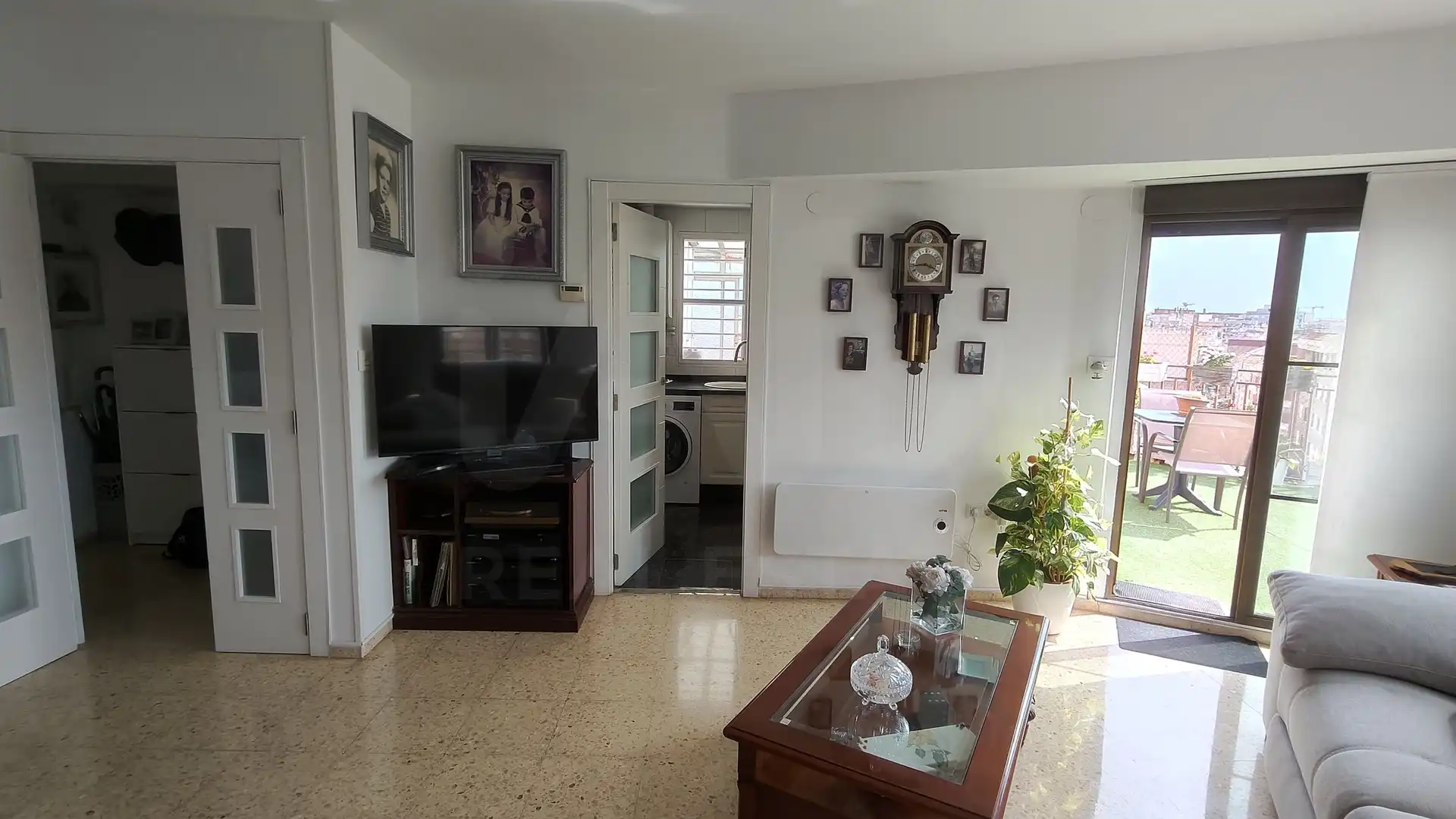 Sala d'estar de Àtic en venda en Castellón de la Plana / Castelló de la Plana amb Calefacció i Terrassa