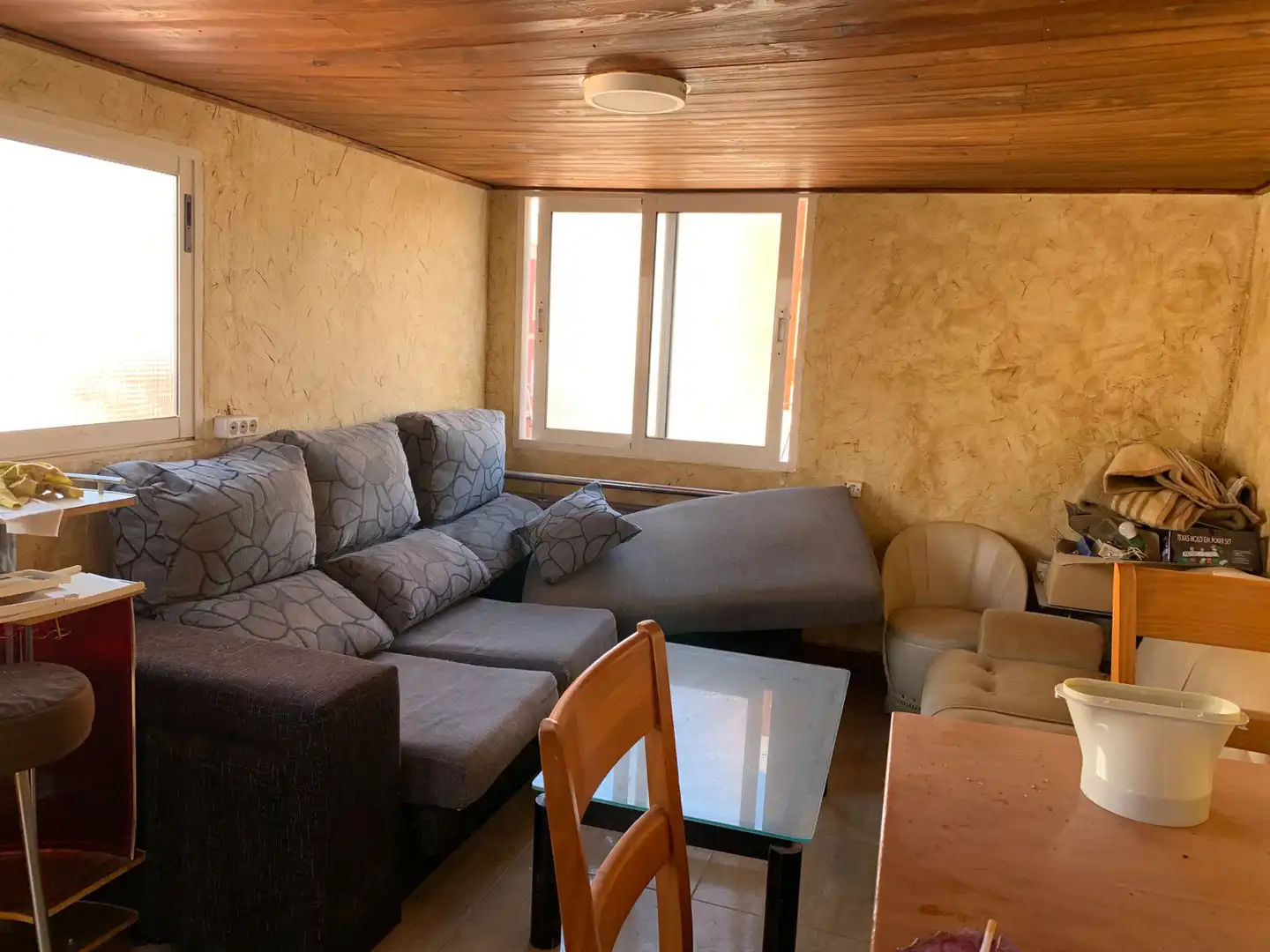Sala de estar de Piso en venta en Petrer con Aire acondicionado, Terraza y Amueblado