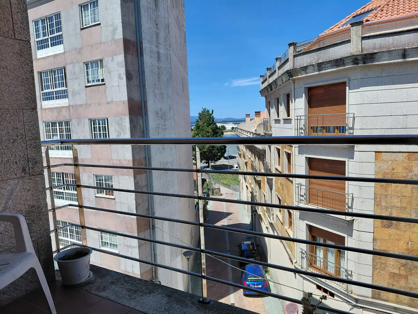 Terrasse von Wohnung zum Verkauf in O Grove   mit Heizung, Parkett und Terrasse