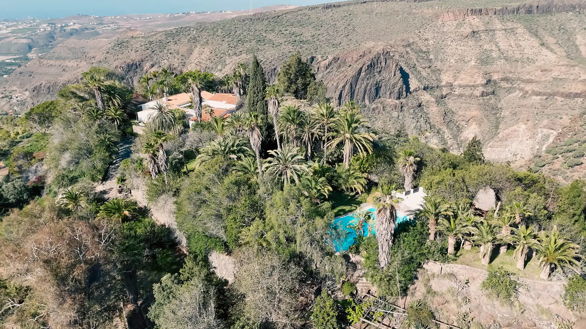 Vista exterior de Finca rústica en venta en San Bartolomé de Tirajana con Calefacción, Jardín privado y Parquet
