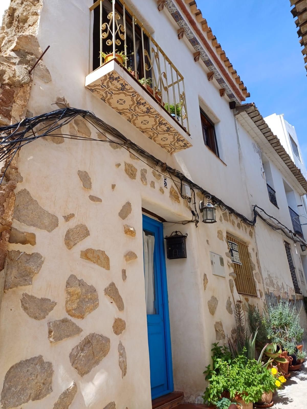 Exterior view of House or chalet for sale in Sella  with Private garden