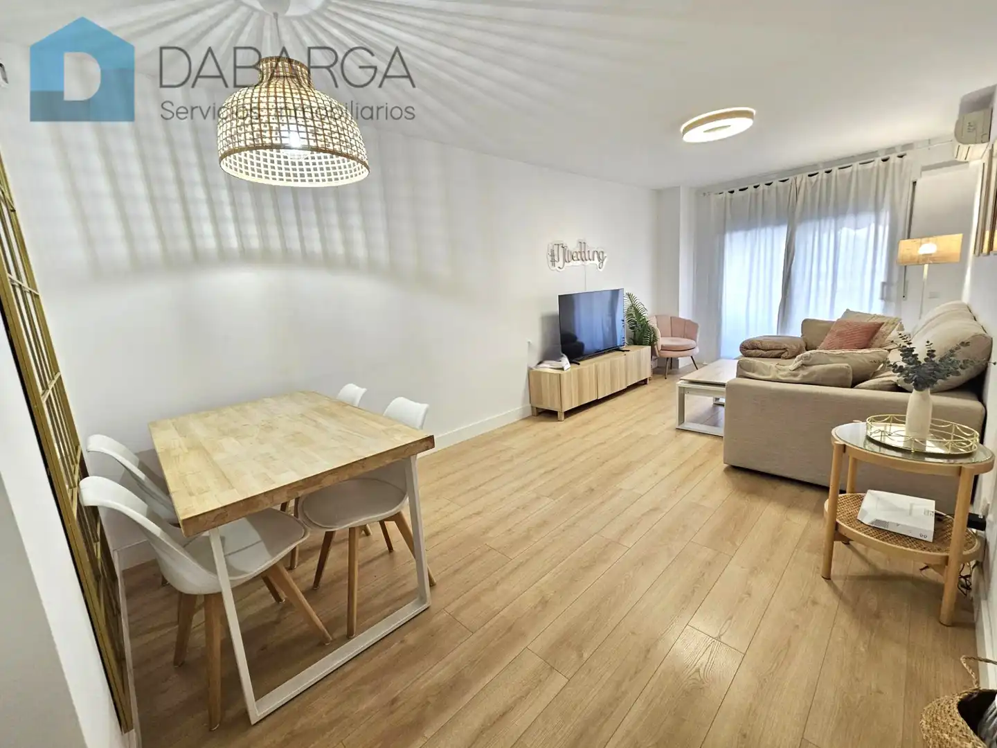 Wohnzimmer von Wohnung zum Verkauf in Molins de Rei mit Klimaanlage, Heizung und Parkett
