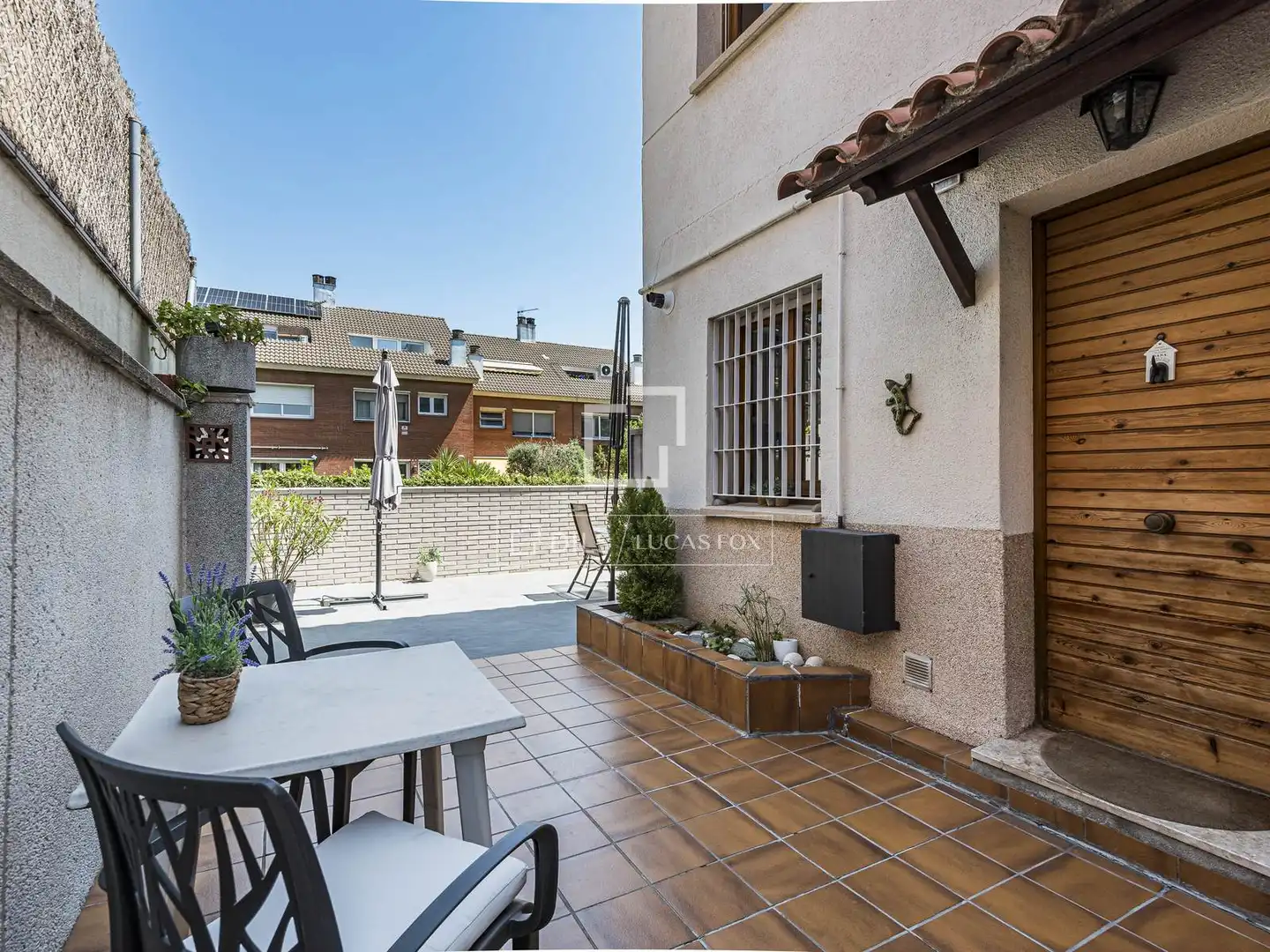 Terrassa de Casa o xalet en venda en Sant Cugat del Vallès amb Aire condicionat, Calefacció i Jardí privat