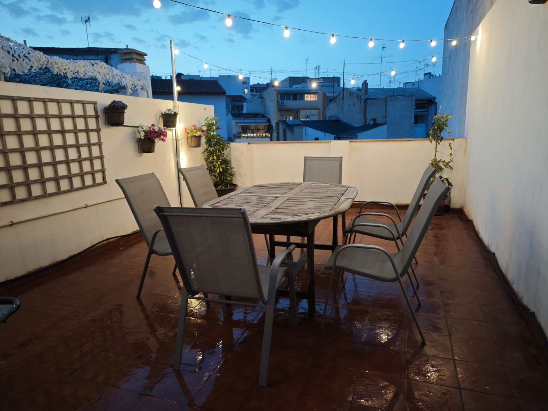 Terrace of Attic for sale in Alicante / Alacant  with Air Conditioner, Heating and Private garden