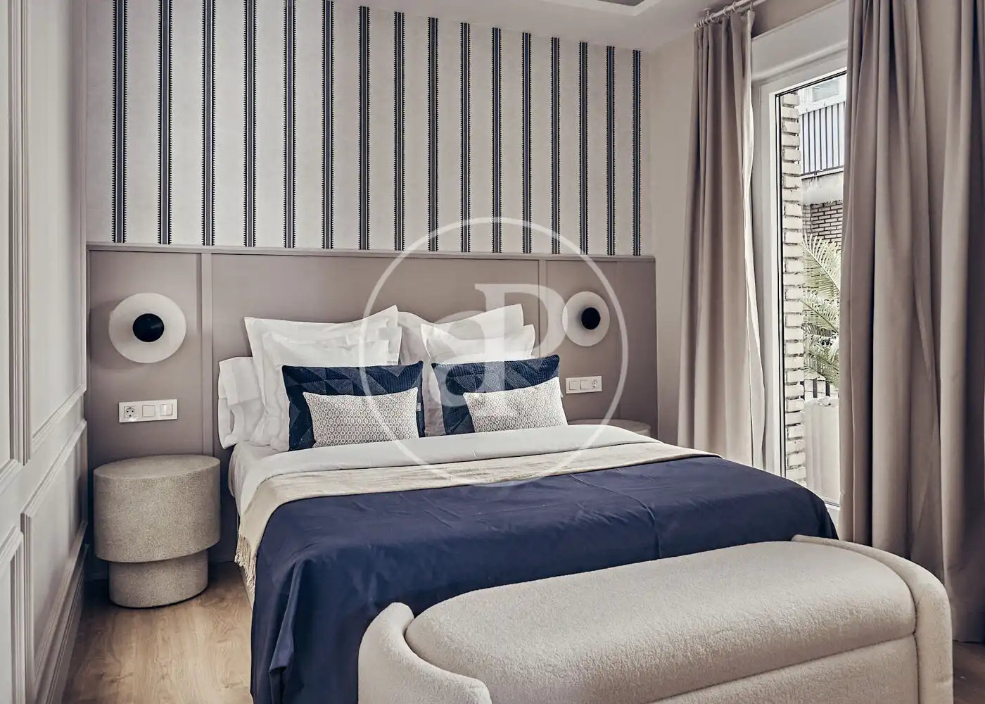 Schlafzimmer von Wohnung zum Verkauf in Madrid mit Klimaanlage, Heizung und Terrasse
