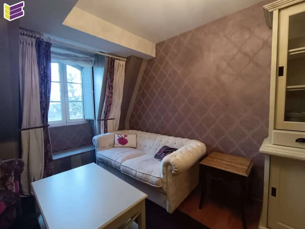 Sala de estar de Dúplex en venta en Mondariz-Balneario con Aire acondicionado, Parquet y Trastero