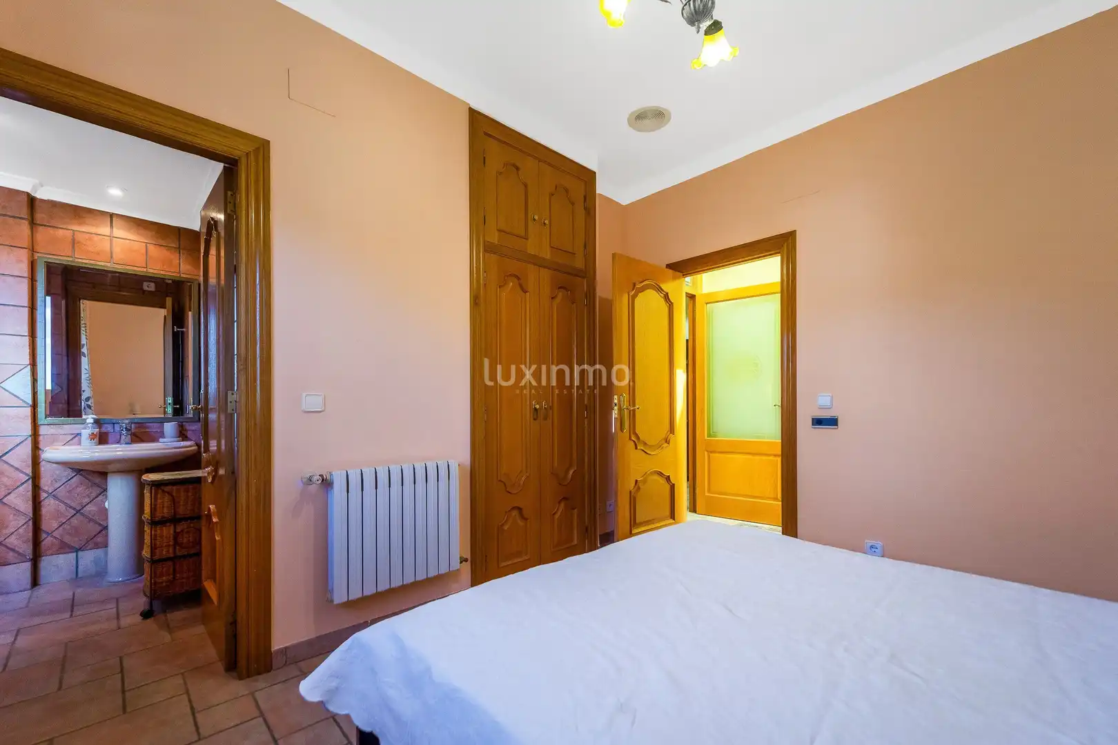 Bedroom of Houses for sale in Calpe / Calp  with Air Conditioner, Heating and Terrace