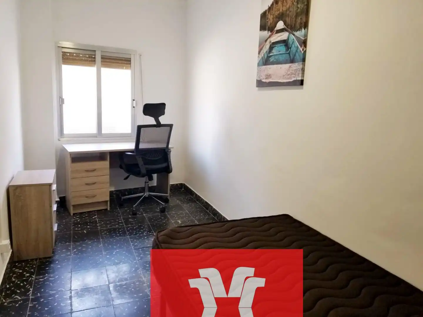 Schlafzimmer von Wohnung zur Miete in Moncada mit Abstellraum, Möbliert und Balkon