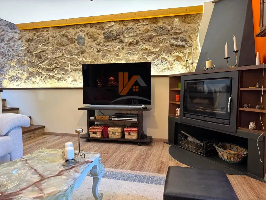 Sala de estar de Casa o chalet en venta en A Estrada  con Jardín privado, Horno y Balcón