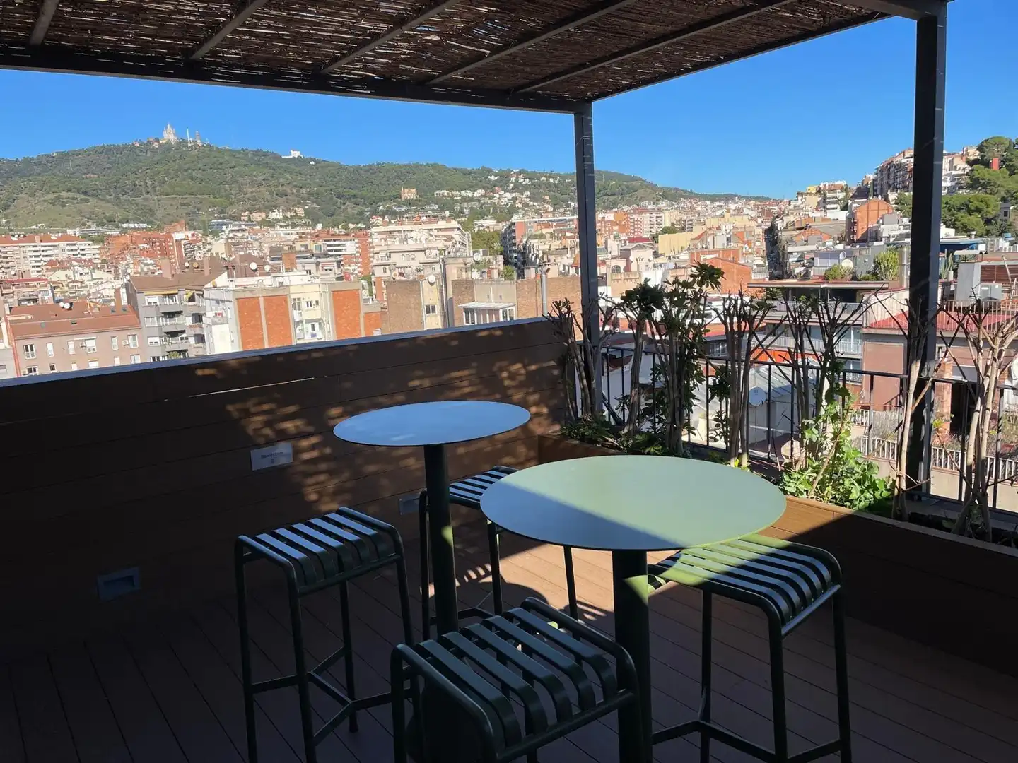 Terraza de Piso de alquiler en Barcelona con Aire acondicionado, Calefacción y Parquet