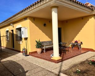 Exterior view of House or chalet for sale in Chiclana de la Frontera  with Private garden and Storage room