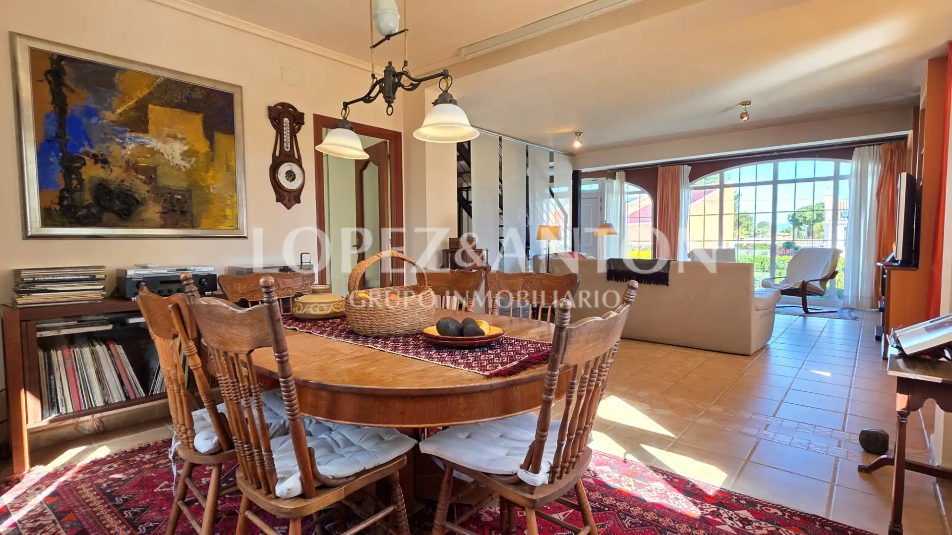Dining room of Houses for sale in L'Eliana  with Air Conditioner, Heating and Private garden