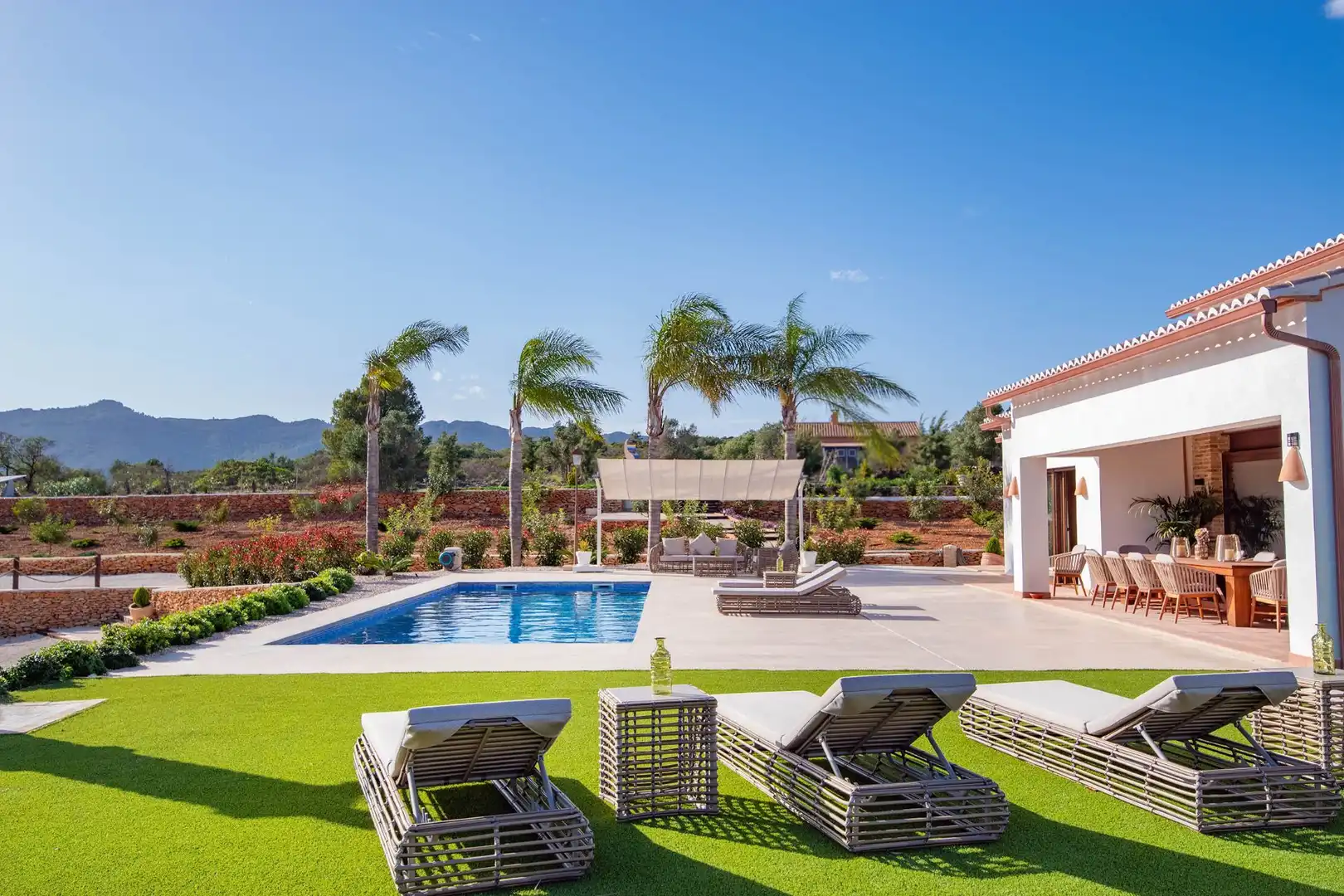 Terraza de Casa o chalet de alquiler en Llíber con Aire acondicionado, Calefacción y Jardín privado