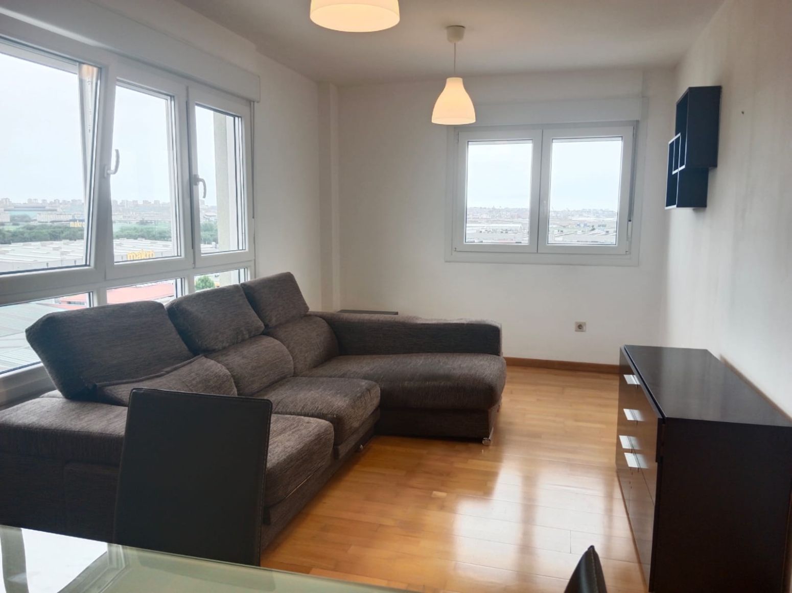 Living room of Flat to rent in Camargo  with Heating, Parquet flooring and Furnished