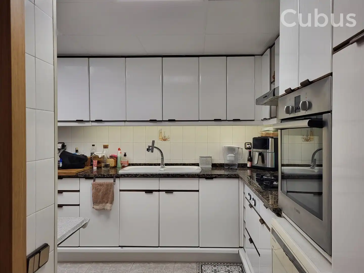 Cocina de Casa adosada en venta en Olot con Aire acondicionado, Calefacción y Terraza
