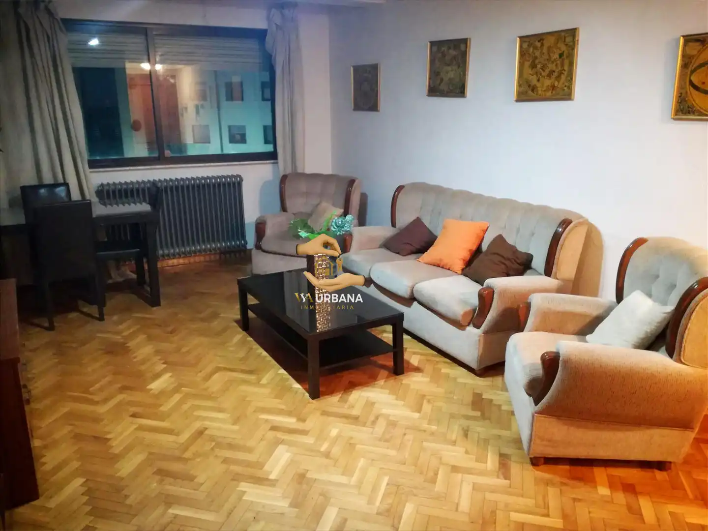 Wohnzimmer von Wohnung zum Verkauf in Salamanca mit Heizung, Möbliert und Balkon