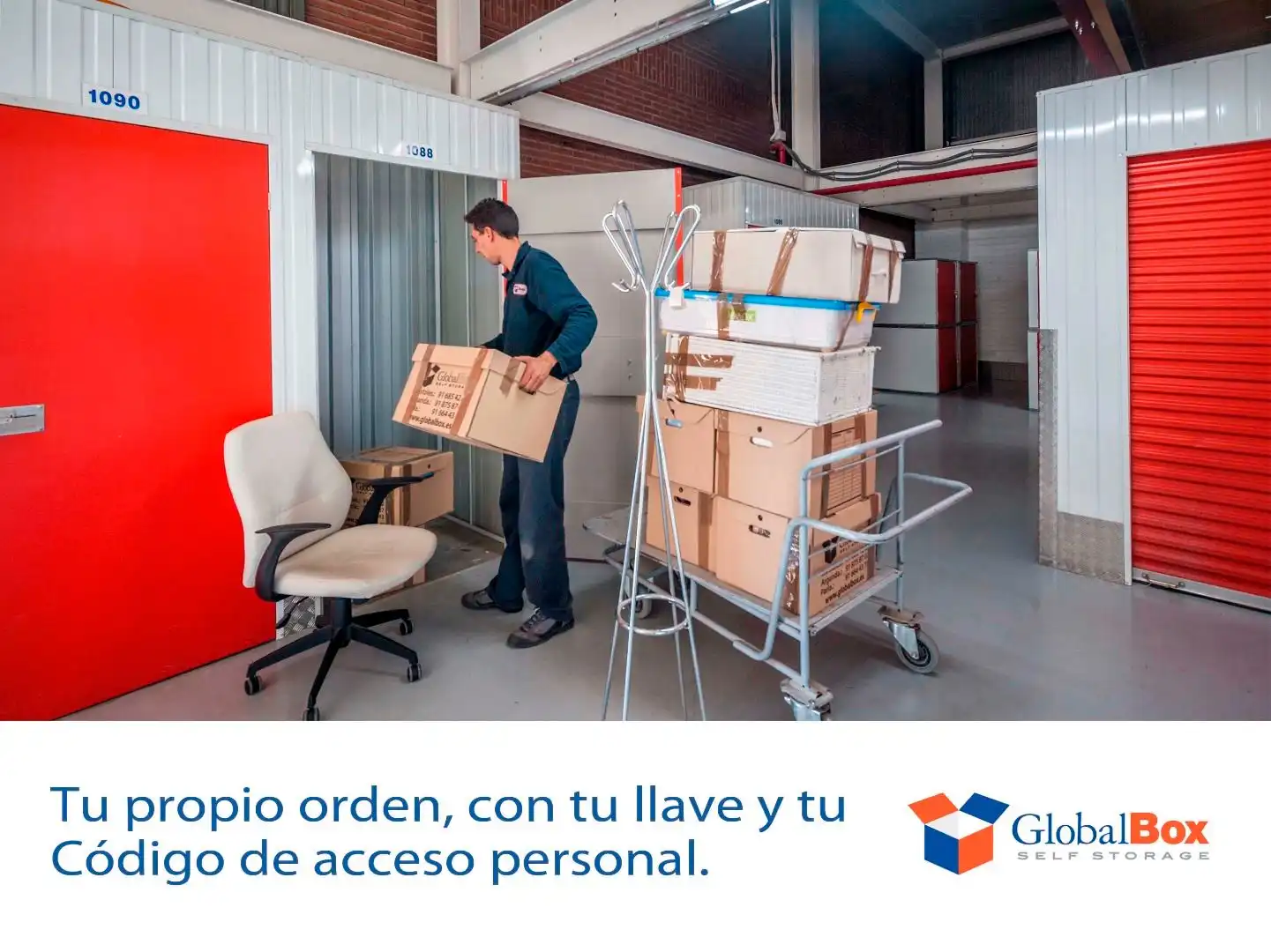 Storage room for rent in Madrid  with Alarm