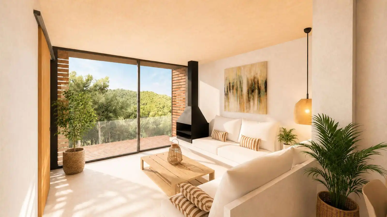 Living room of Attic for sale in Palafrugell  with Air Conditioner, Heating and Terrace