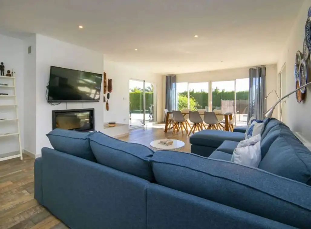 Sala de estar de Casa o chalet en venta en Calpe / Calp con Aire acondicionado, Calefacción y Jardín privado