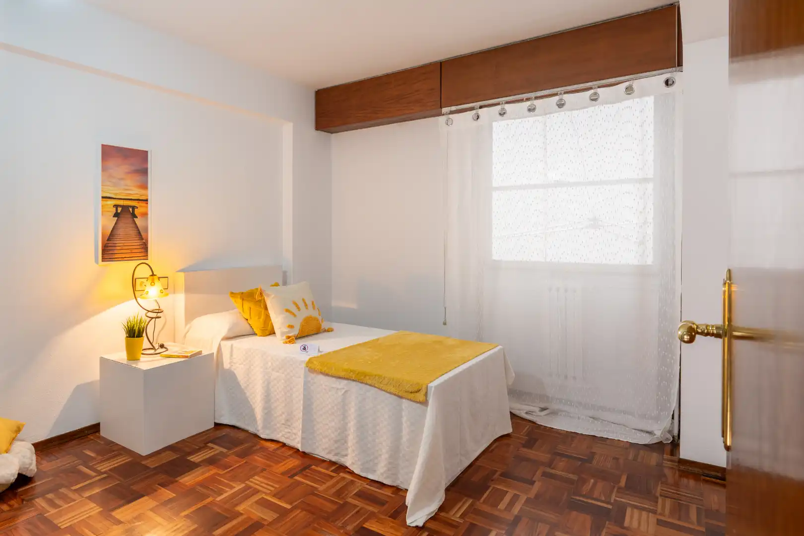 Bedroom of Flat for sale in A Coruña Capital   with Heating and Parquet flooring