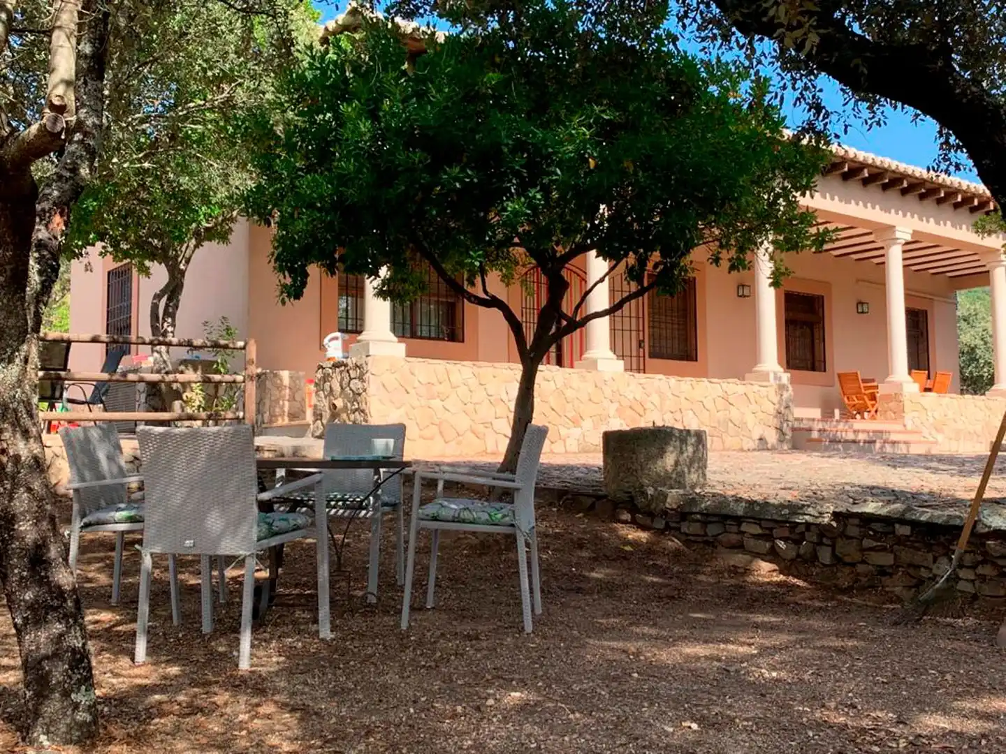Terraza de Casa o chalet en venta en Los Navalucillos con Aire acondicionado, Calefacción y Jardín privado
