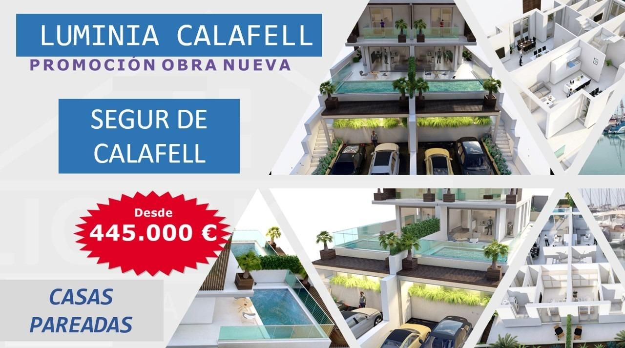 Exterior view of Single-family semi-detached for sale in Calafell  with Air Conditioner, Heating and Terrace