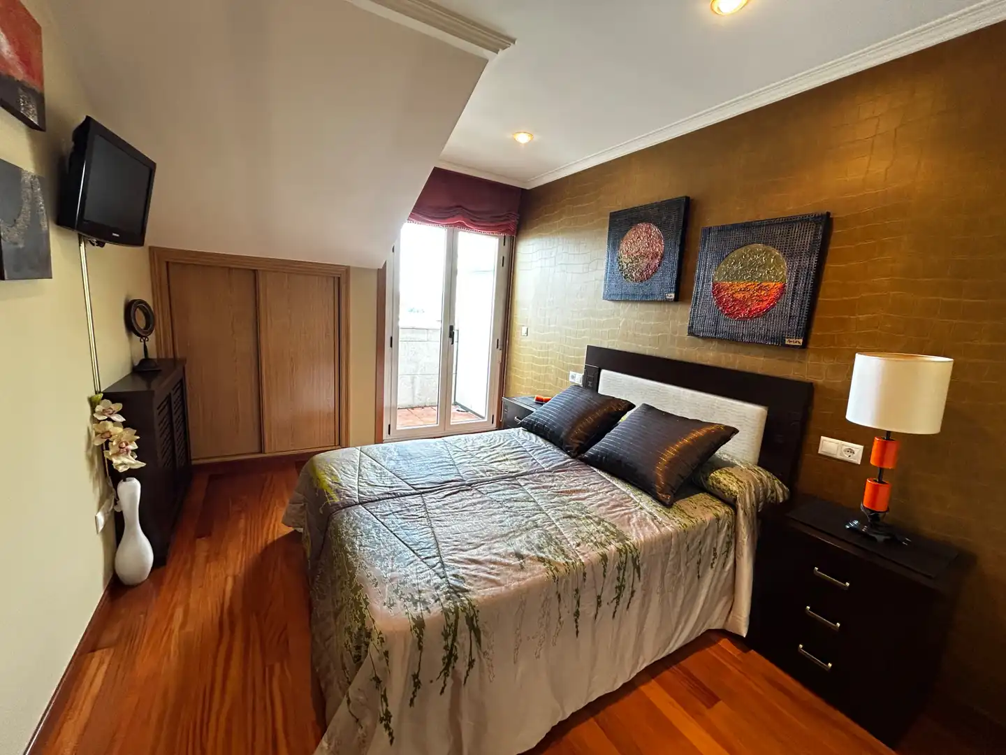 Bedroom of Duplexes for sale in Cambados  with Heating, Parquet flooring and Terrace