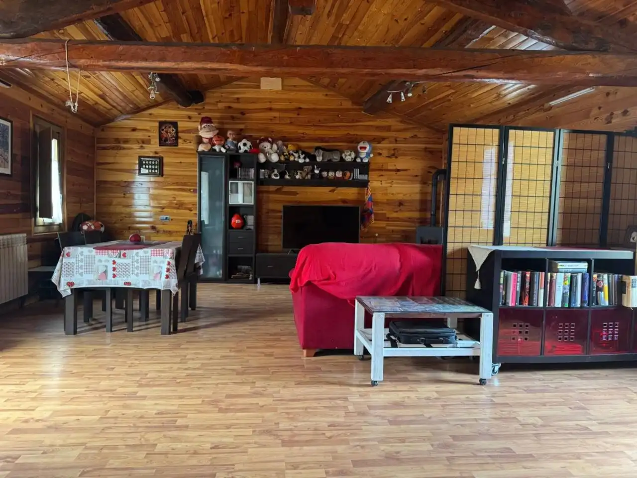 Sala d'estar de Casa adosada en venda en Montellà i Martinet amb Calefacció, Parquet i Terrassa
