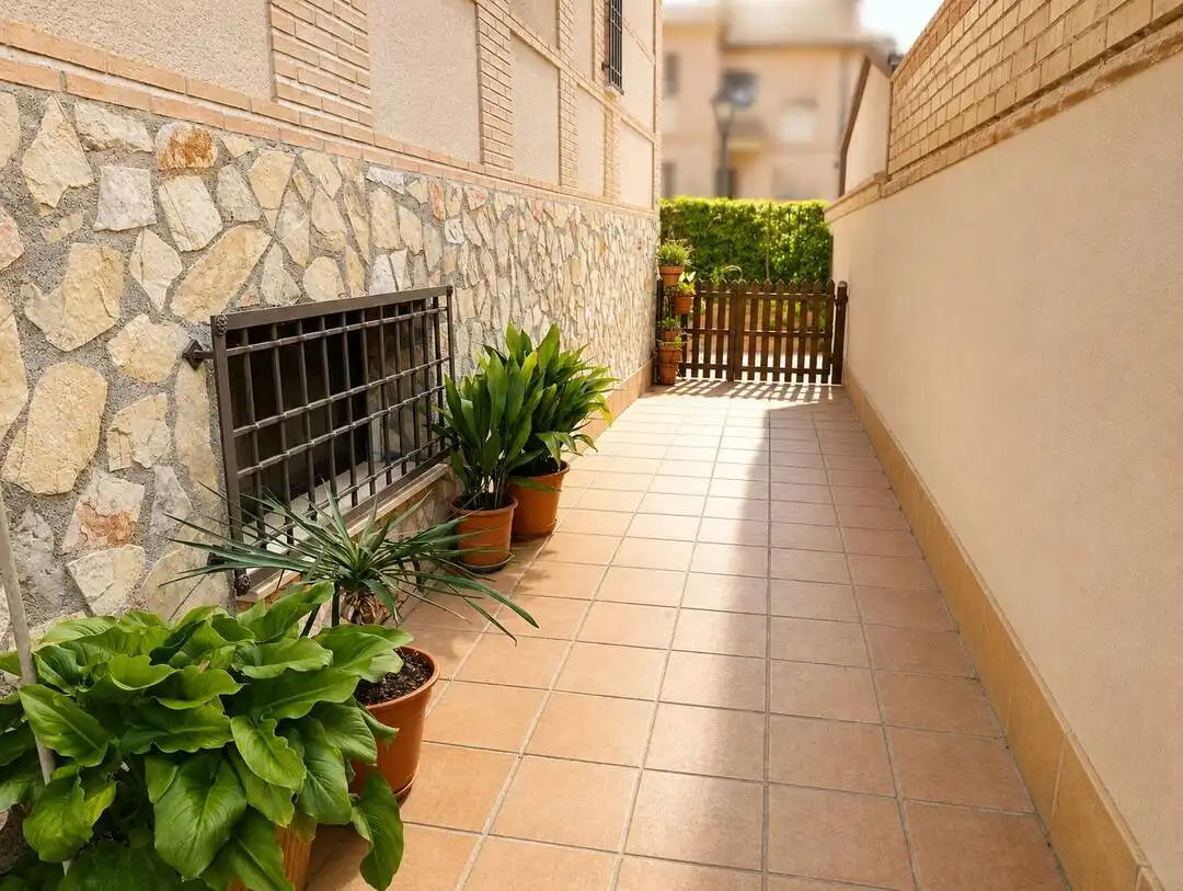 Terraza de Casa o chalet en venta en Villaluenga de la Sagra con Aire acondicionado, Calefacción y Jardín privado
