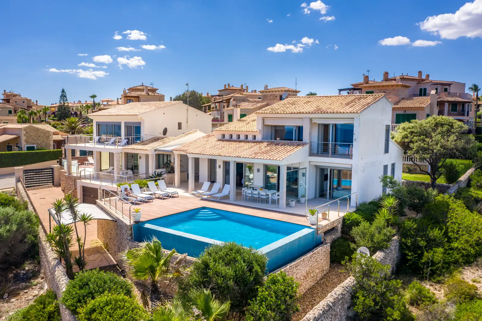 Vista exterior de Finca rústica en venda en Manacor amb Aire condicionat i Piscina