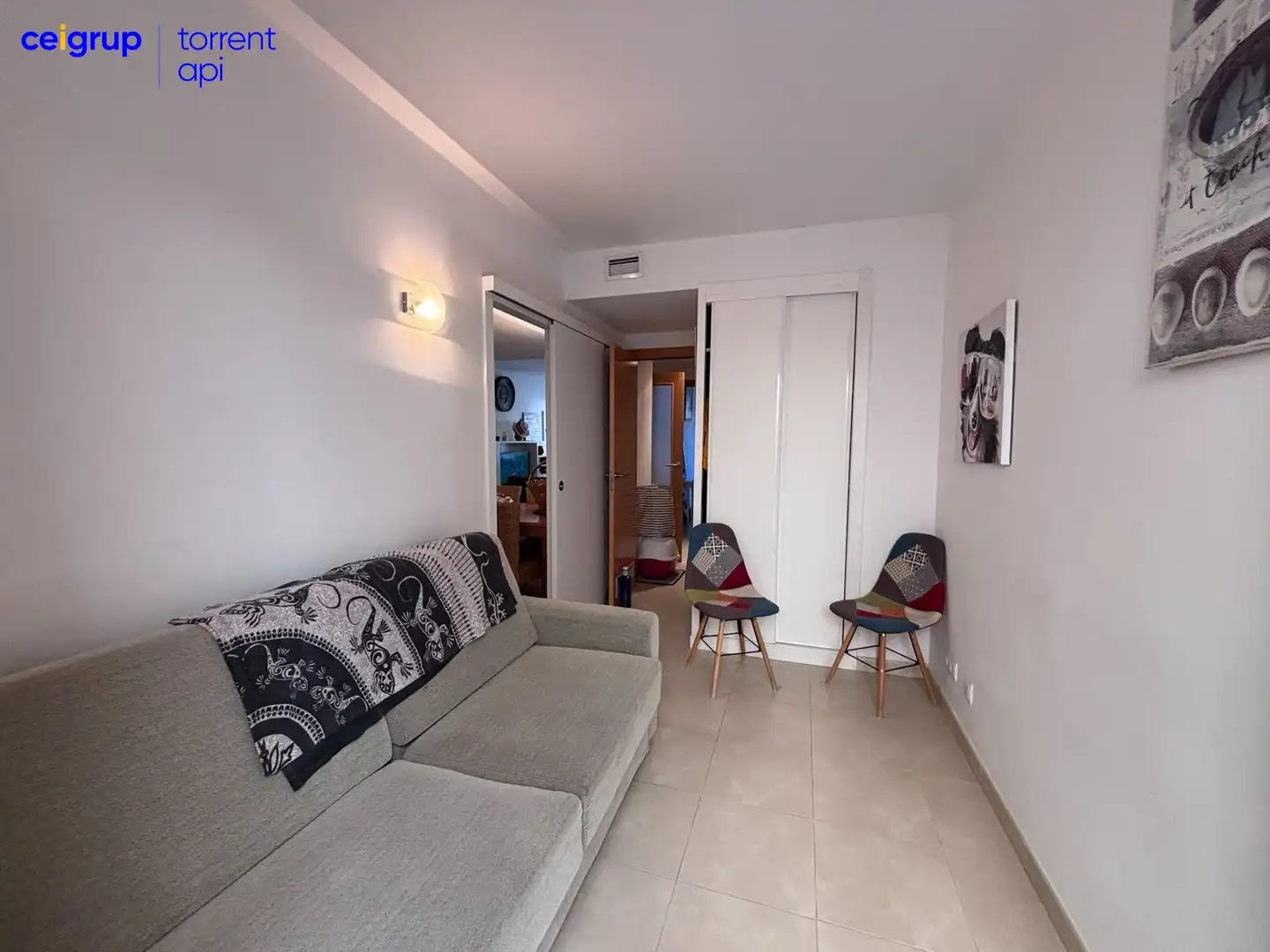 Sala de estar de Piso en venta en L'Escala con Aire acondicionado, Calefacción y Terraza