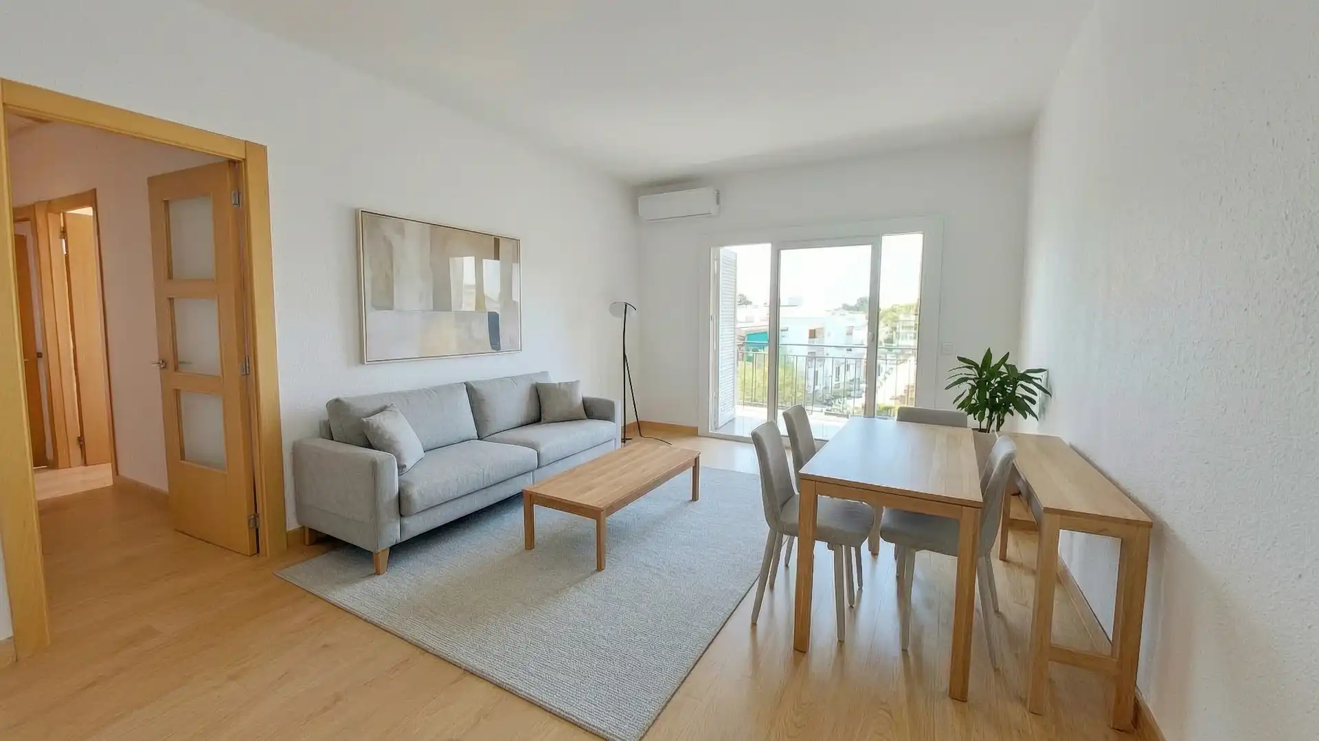 Sala de estar de Piso en venta en Sitges con Aire acondicionado, Parquet y Horno