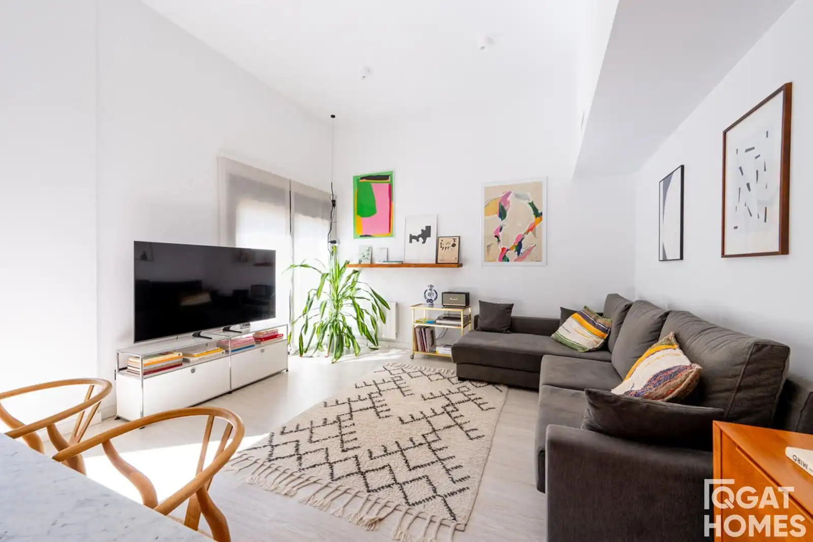 Sala de estar de Piso en venta en Sant Cugat del Vallès con Aire acondicionado, Calefacción y Terraza