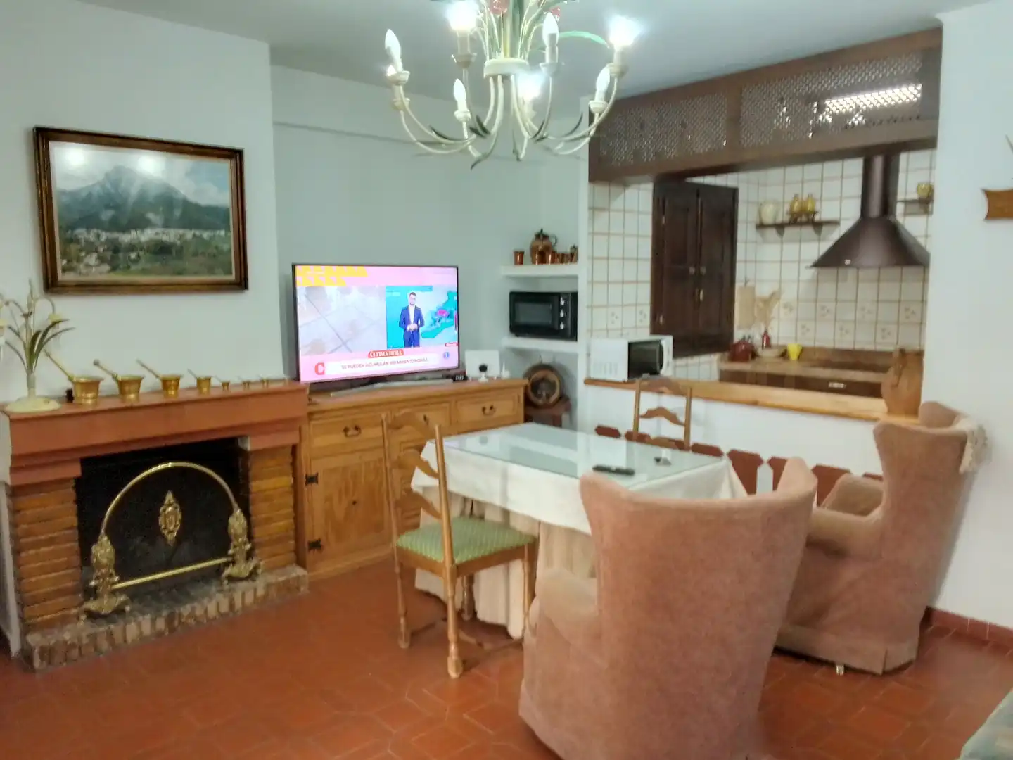 Sala d'estar de Apartament en venda en Grazalema amb Aire condicionat, Terrassa i Balcó
