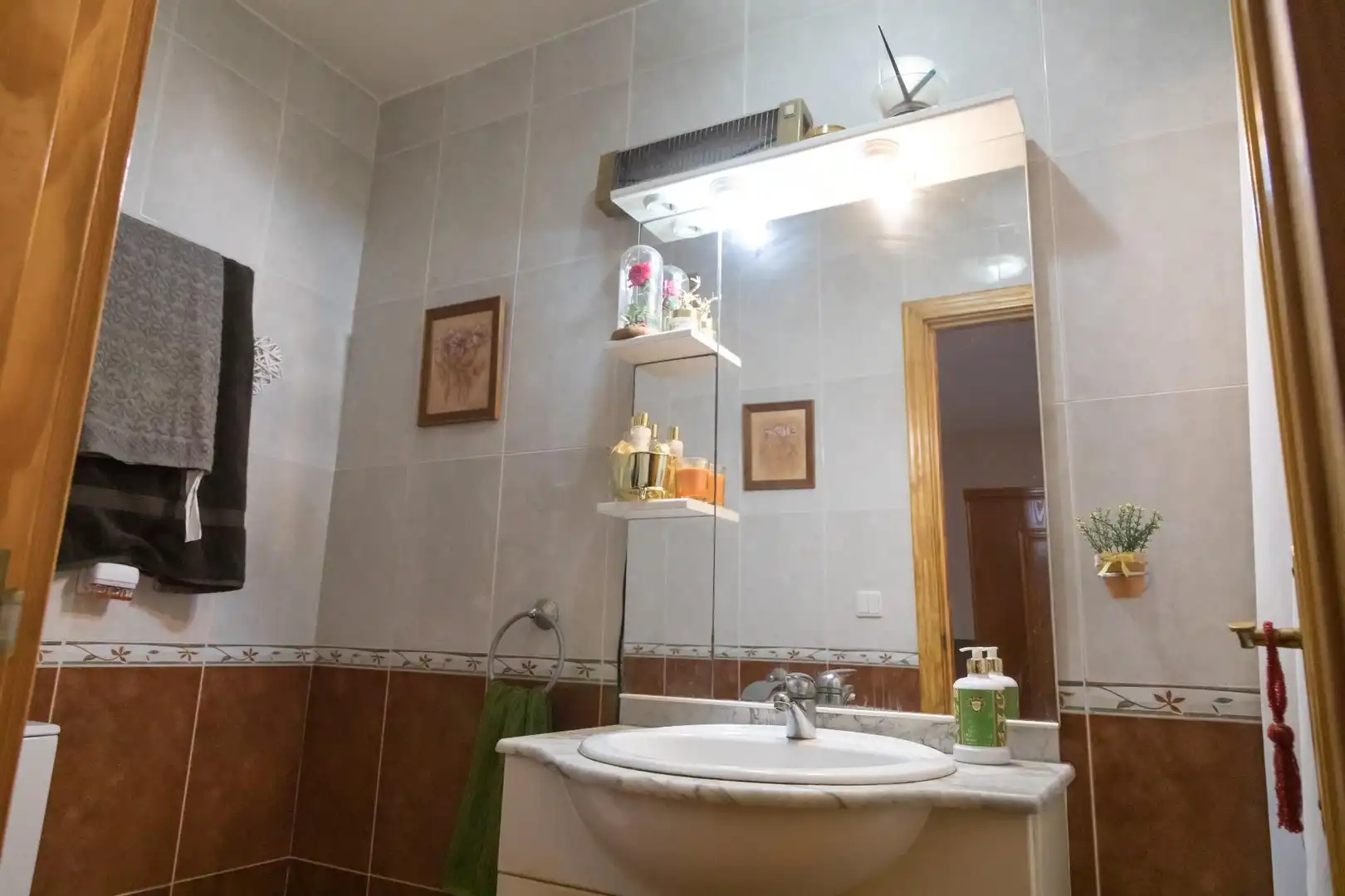 Baño de Casa adosada en venta en San Vicente del Raspeig / Sant Vicent del Raspeig con Jardín privado, Terraza y Piscina