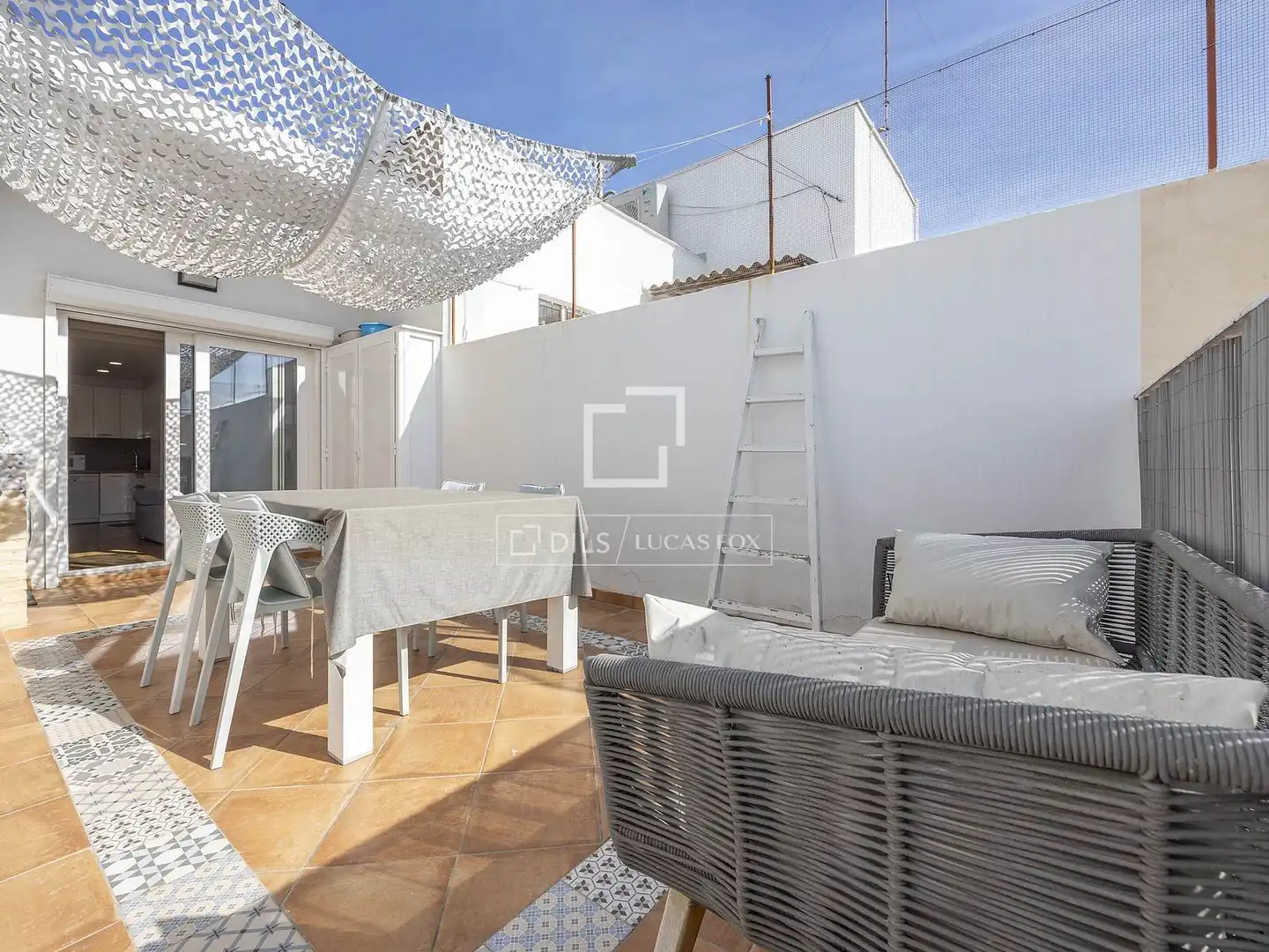 Terraza de Ático de alquiler en Valencia con Aire acondicionado, Parquet y Terraza