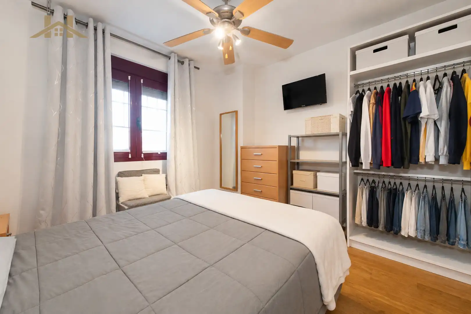 Bedroom of Flat for sale in Valdemorillo  with Air Conditioner, Heating and Storage room
