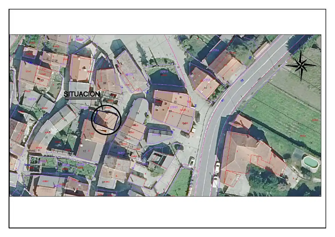 Vista exterior de Casa adosada en venta en Dodro